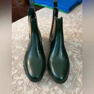 Ralph Lauren hunter green rain booties